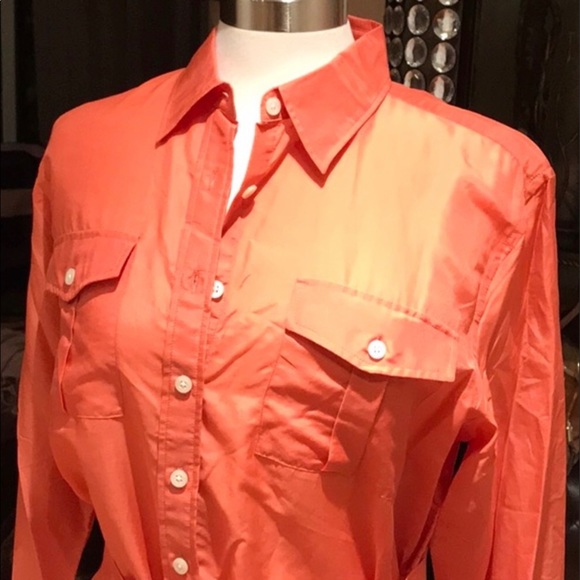 ‼️SOLD‼️NEW Ralph Lauren Women's Silk Safari Tunic - Picture 7 of 8